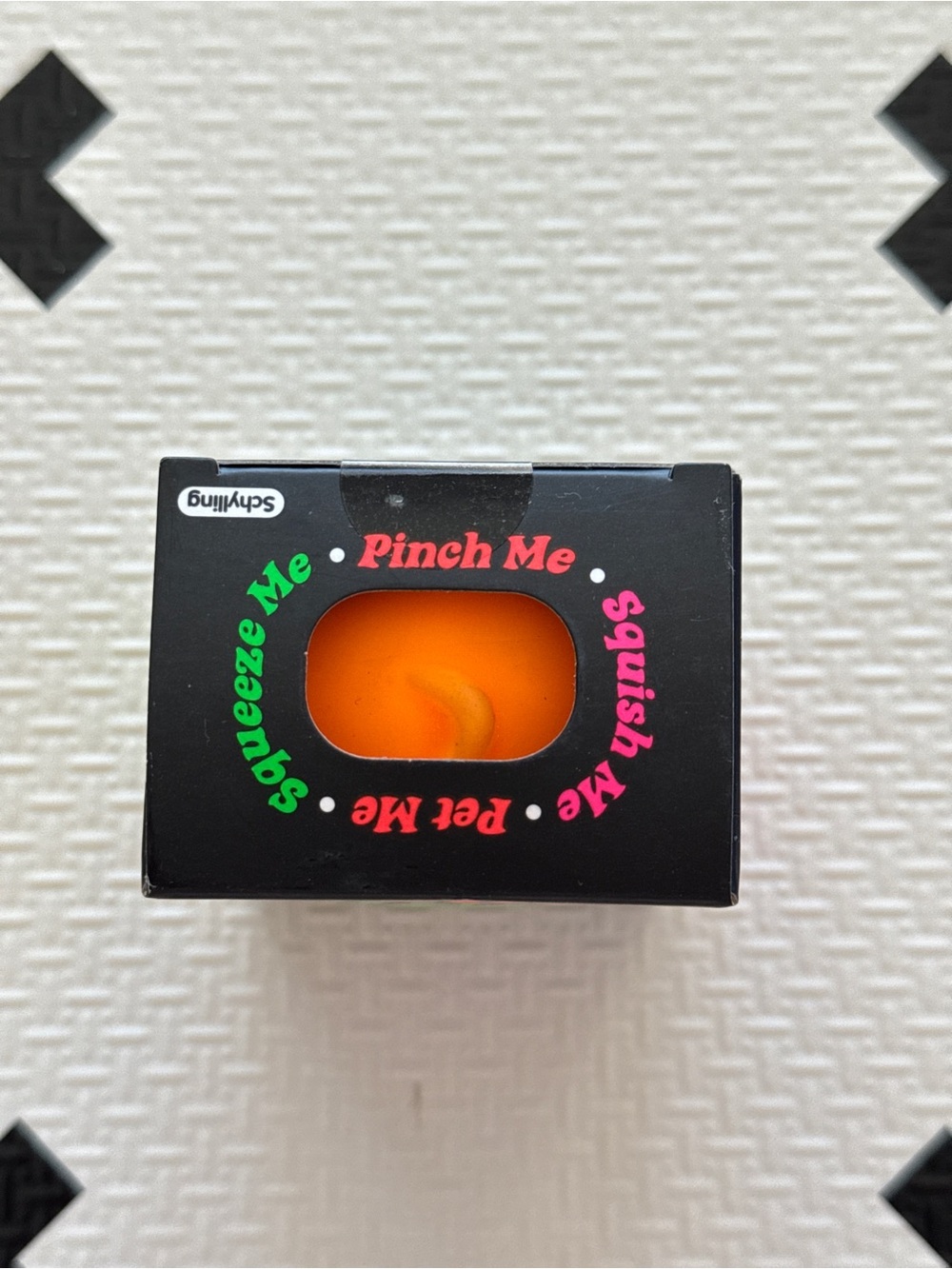 RARE Schylling NeeDoh Funky Pup Neon Orange Fidget Toy NIB - Picture 3 of 6